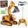  LARGE REMOTE-CONTROLLED EXCAVATOR WITH LED REMOTE LIGHTING