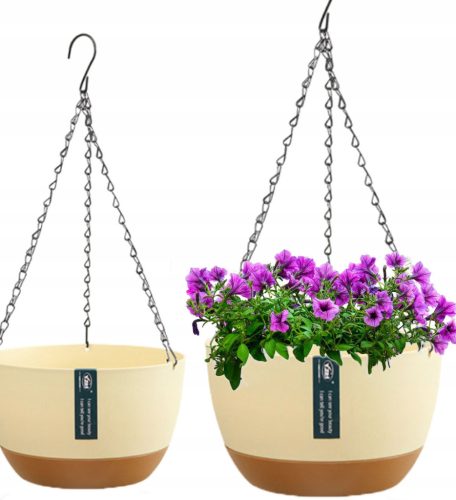  Ecarla flowerpot 14.5 cm x 24.5 x 15 cm diameter 24.5 cm plastic multicolored