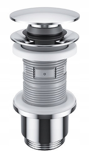  Round Excellent Silver Click-Clack Cap with Overflow