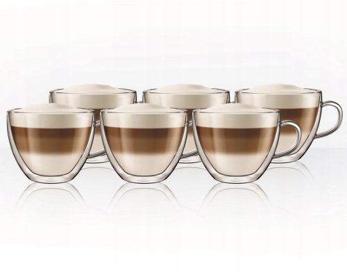 Glasses and cups AQUALOGIS coffee and tea glasses 250 ml 6 pcs.