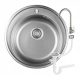 Kuchinox ORION single-bowl sink, grey steel tones