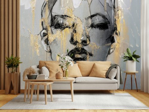 Photo wallpaper for living room ABSTRACT portrait 368x254