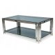  Signal fossil bench, rectangular, 120 x 60 x 40 cm, metal