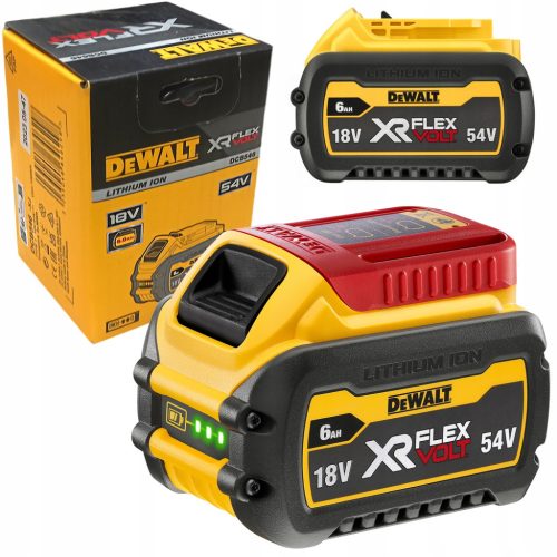  DeWalt 18V 6Ah Li-Ion-Battery