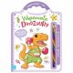  Wonderful dinosaurs. Coloring book with stickers Anna Podgórska