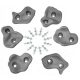 Climbing Stones Grips 6 GRAY + Screws