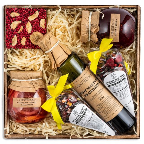  GIFT BASKET Gift LARGE gift box with preserves and tea