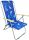 Sun loungers and garden and terrace lounger accessories - Piotr, aluminium, blue