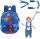  Harnesses, CHILDREN'S BACKPACK LEASH STRAP, shades of blue