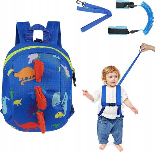  Harnesses, CHILDREN'S BACKPACK LEASH STRAP, shades of blue