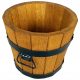  Drewdon flowerpot 30 cm x 30 x 25 cm, wood, brown and beige tones