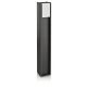  Philips square light pole with integrated LED source, 80 cm, grey