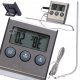 Food Thermometer and Kitchen Timer Banti Kitchen Thermometer with Probe