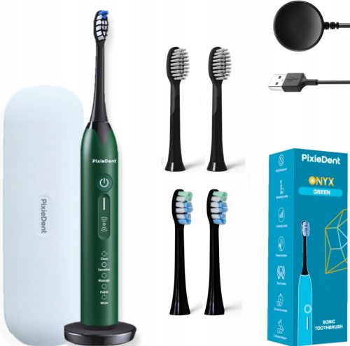  PixieDent ONYX green sonic toothbrush