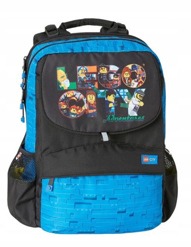 LEGO HansenCity Adventure Blue School Backpack - Lightweight & Ergonomic