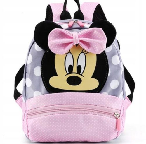  Minnie Mouse school backpack with multiple compartments, multicolored