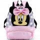  Minnie Mouse school backpack with multiple compartments, multicolored