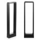  Interlook rectangular light pole, integrated LED source, 60 cm, black