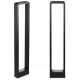  Interlook rectangular light pole, integrated LED source, 80 cm, black