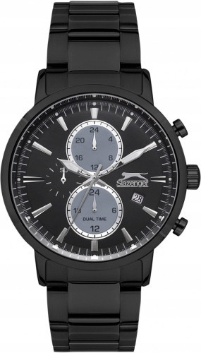  Men's watch SLAZENGER SL.09.6559.2.02 black fashion for birthday