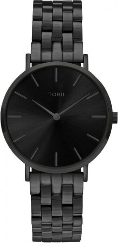  Women's men's watch TORII B38BB.BB black fashion classic elegant