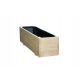  Flowerpot by TORO 120 cm x 33 x 32 cm natural wood