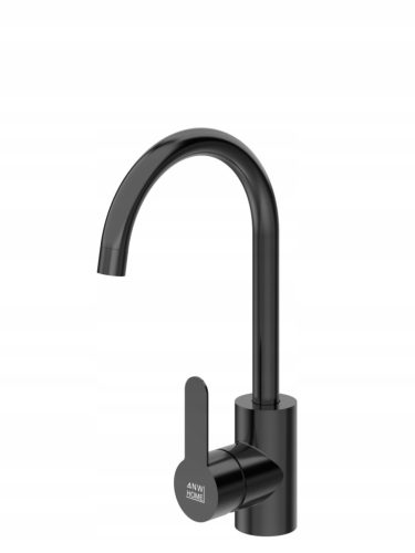 ANW HOME floor-standing kitchen faucet, black