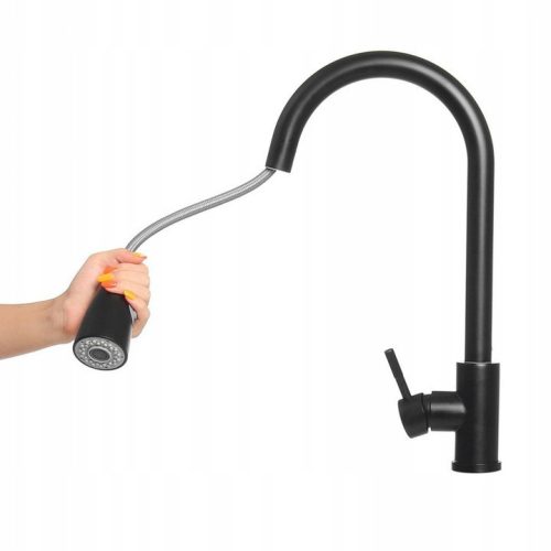 Taru kitchen faucet black