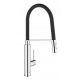  Grohe Concetto floor-standing kitchen faucet Black, Silver