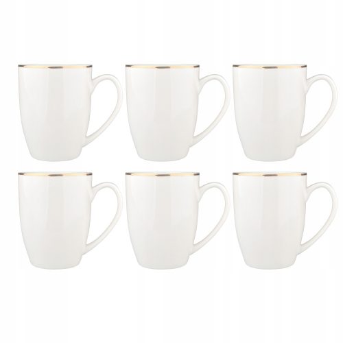 Tassen Altom Design Bella Gold Line Tasse, Porzellan, 320 ml