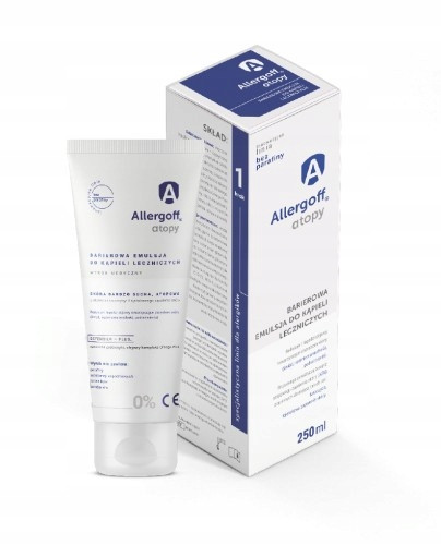 Allergoff Atopy Barrier Bath Emulsion 250ml for Sensitive, Dry Skin