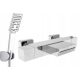 TERMO series chrome shower fitting + Cubic series surface-mounted shower set