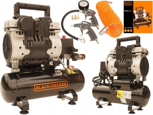 Compresseur d'essence Black+Decker BD100/6-ST 6 l 8 bar