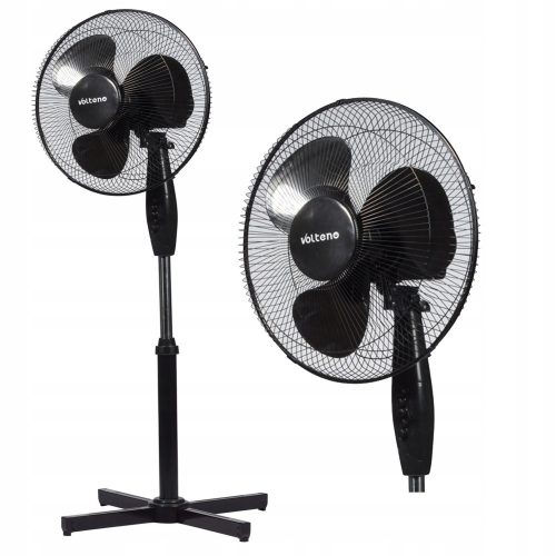 Fans for home Volteno 40W BPP floor fan, black