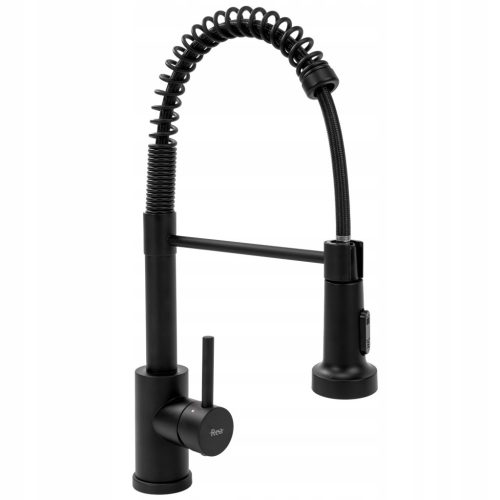  Rea Colin floor-standing kitchen faucet, black