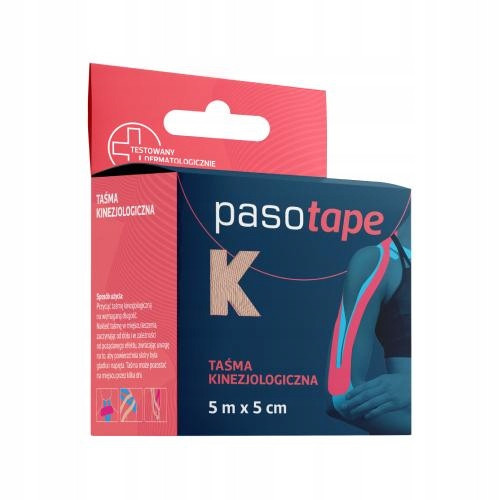  Kinesiology tape PASOTAPE 5mx5cm black