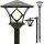 Garden lamps stuck in the ground SuperLED solar lamp, black, 150 cm, 1 pc.