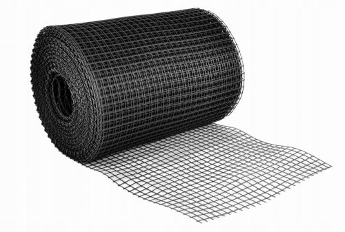 Shade net for fence - PRIMEGARDEN plastic mesh 0.6 x 5 m BLACK