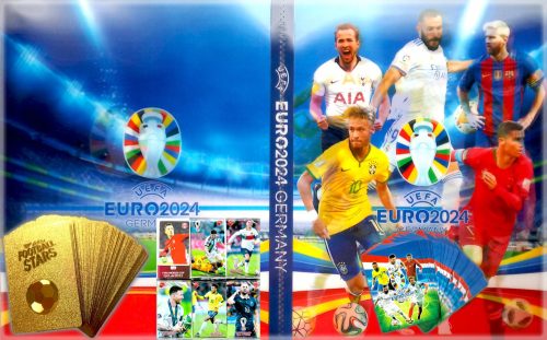  Football album for 240 EURO 2024 cards + 90 CARDS including EM 2024 + Gold