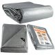 Thick, waterproof and frost-resistant tarpaulins Silver tarpaulin MEGA THICK 6x8 M UV filter 160g