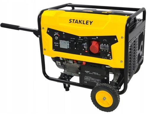 Portable three-phase Stanley 7500 W gasoline generator