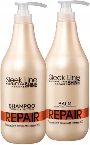  Stapiz Sleek Line Repair Shampoo 1L + Balsam 1L