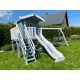 Playground for children, house, slide, sandpit