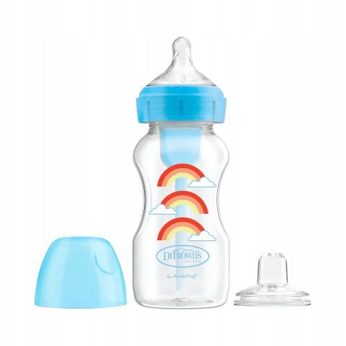  Dr. Brown's Bottle to Cup Set Blue 270 ml