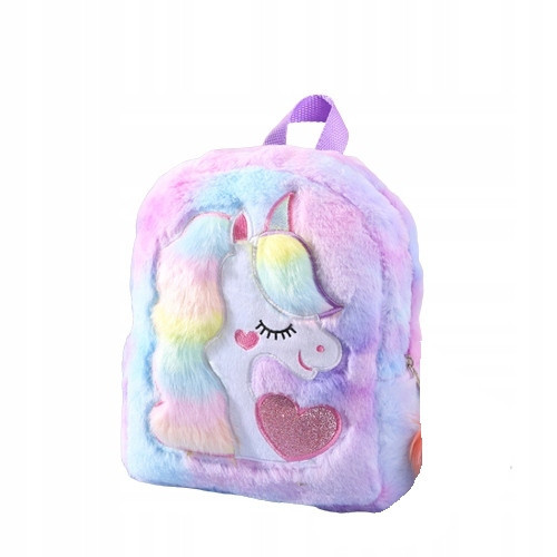  Unicorn kindergarten backpack with one compartment. Unicorn unicorn for girls