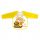  Bocioland bib apron Shades of yellow and gold 1 pc.