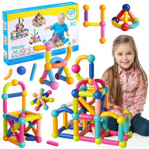  LARGE MAGNETIC BLOCKS XXL 120 pieces