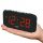 Clock for home Verk Group alarm clock, black, 14.5 cm