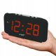 Clock for home Verk Group alarm clock, black, 14.5 cm