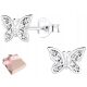  SILVER EARRINGS FOR CHILD GIRL BUTTERFLY